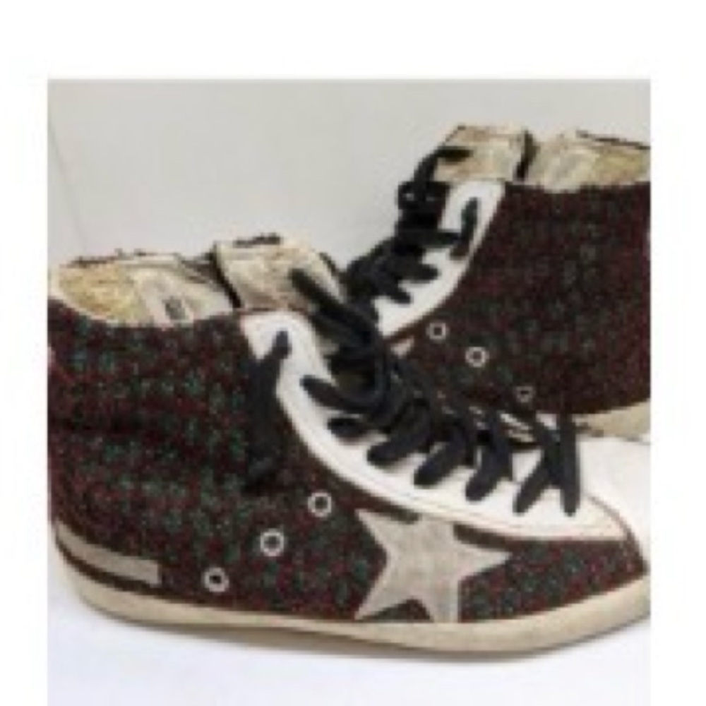 Golden Goose Private Edit Francy High-Top Sneakers size 9 - Picture 2 of 8